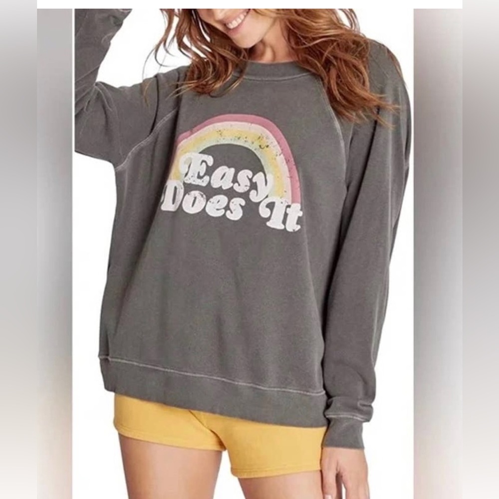 Nwt Wildfox “Easy Does It” Statement Sweatshirt - image 2